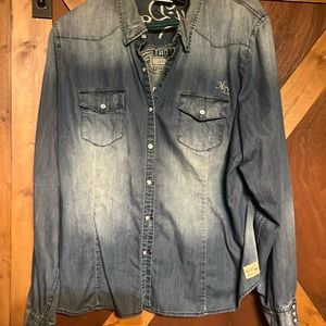 Harley Davidson denim shirt